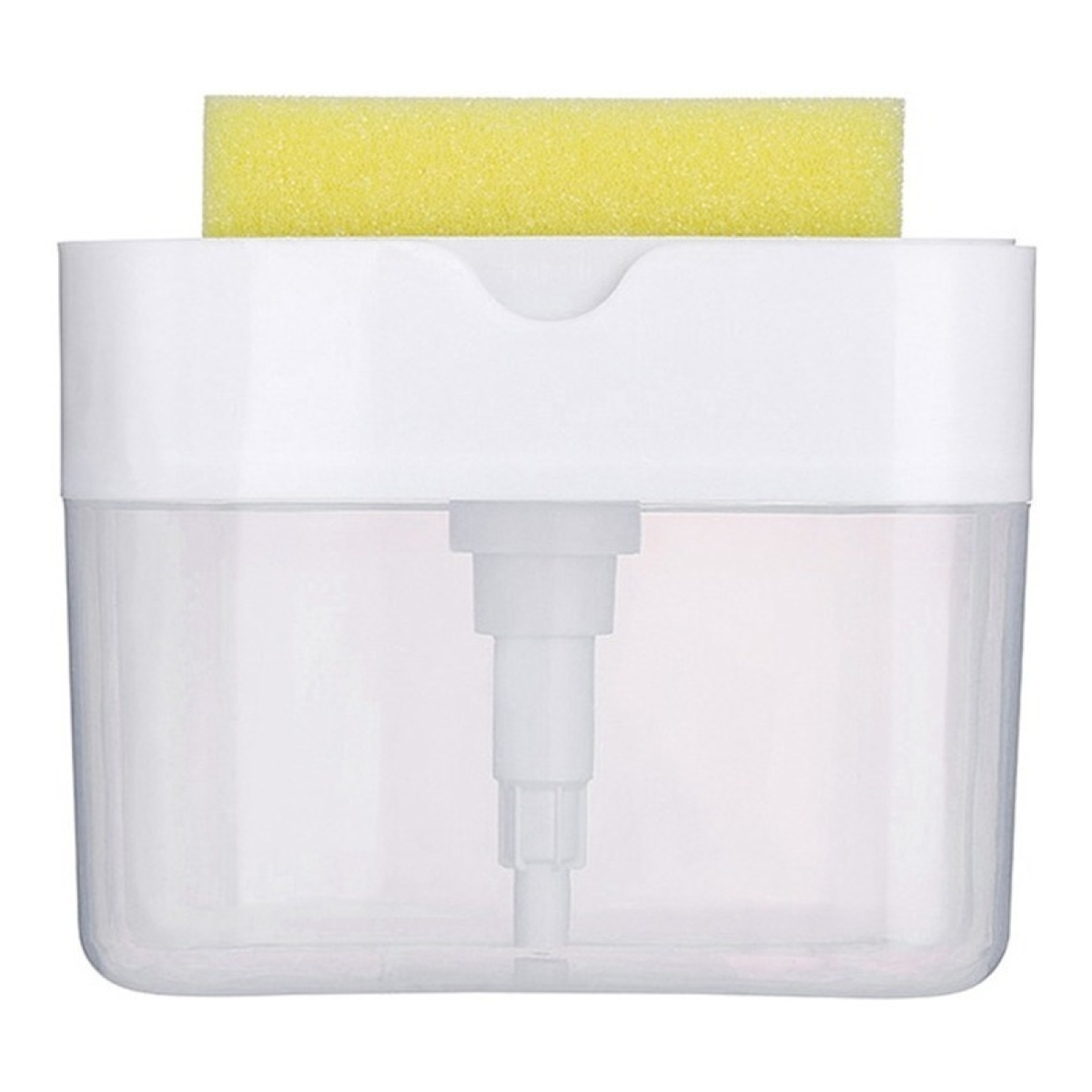 Soporte + Esponja Lava Platos Dispensador Detergente Jabón - Imagen 15