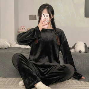 Conjunto Pijama Jogging Sweater Plush Peluche Abrigo Inviern, foto 6
