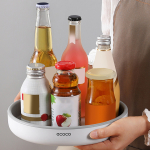 Bandeja Giratoria Para Organizar Especias Lazy Susan 25cm Color Blanco - Imagen 3