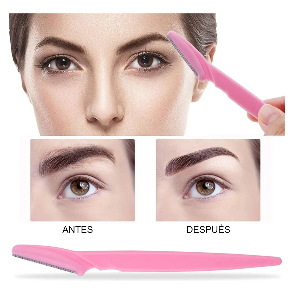 Perfilador Navaja Rostro Y Cejas Set X3 - Imagen 5