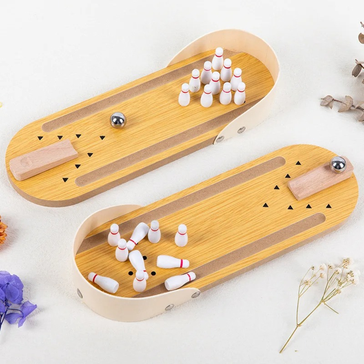 Juego Bowling De Mesa Para Niños Diversión Bolos Juguete - Imagen 4