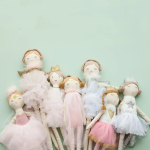 Muñeca Infantil Bailarina Con Tul 50cm Trapo Varios Diseños - Imagen 10