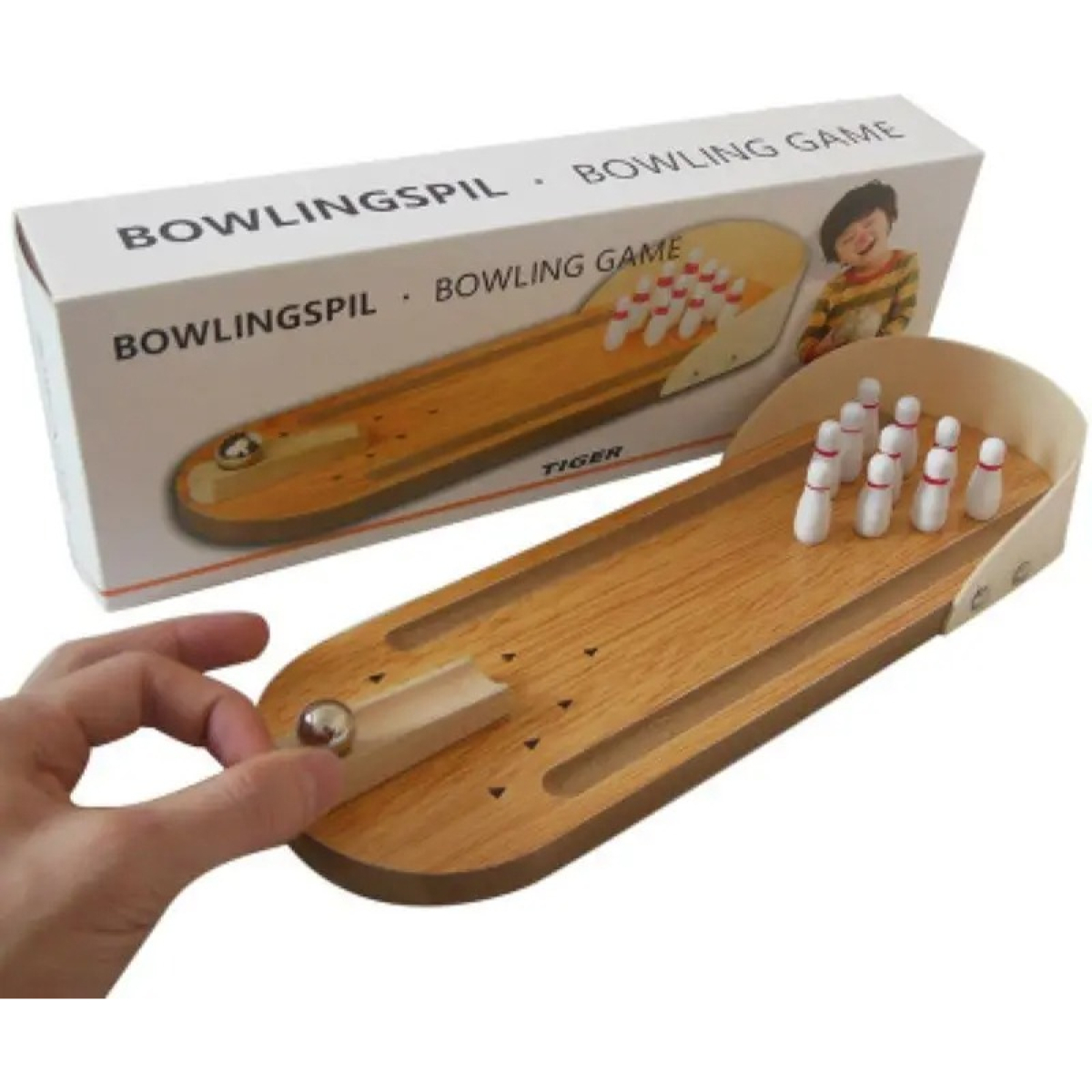 Juego Bowling De Mesa Para Niños Diversión Bolos Juguete - Imagen 1