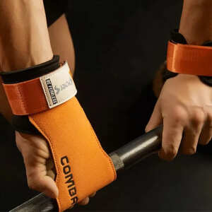 Muñequeras Guantes De Cuero Crossfit Levantamiento Pesa Gym, foto 3