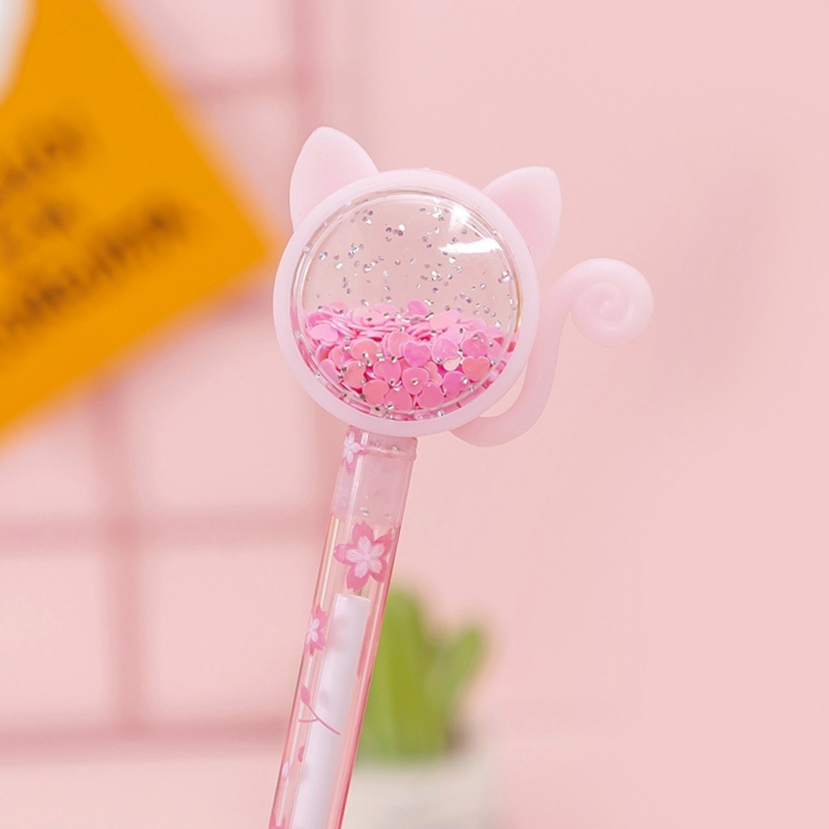 Lapicera Boligrafo Divertida Escolar Liceal Kawaii Gato - Imagen 2