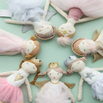Muñeca Infantil Bailarina Con Tul 50cm Trapo Varios Diseños - Imagen 3