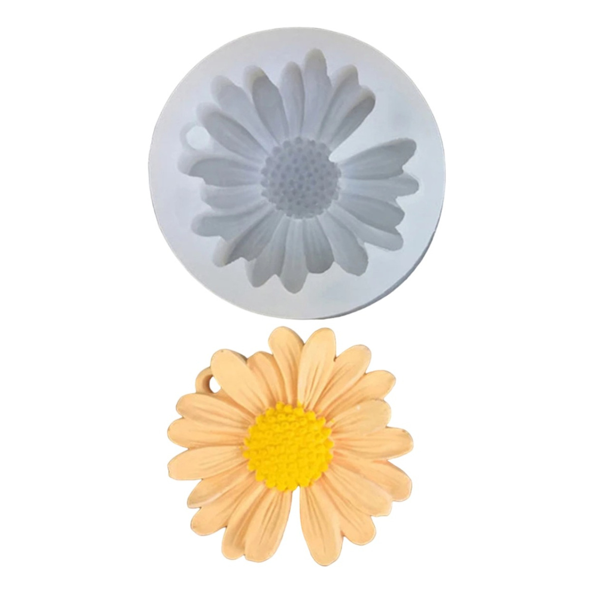 Molde Silicona Flor Margarita Diy Aromaterapia Jabones Velas - Imagen 1