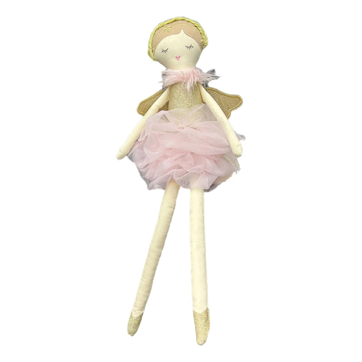 Muñeca Infantil Bailarina Con Tul 50cm Trapo Varios Diseños - Imagen 1