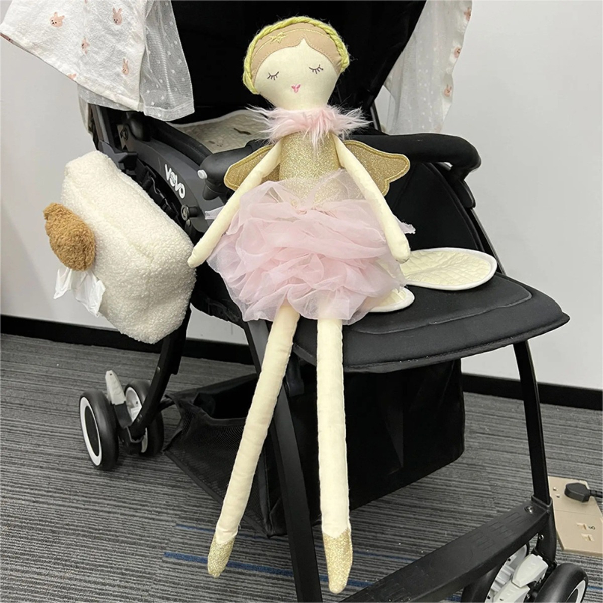 Muñeca Infantil Bailarina Con Tul 50cm Trapo Varios Diseños - Imagen 2