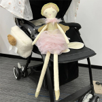 Muñeca Infantil Bailarina Con Tul 50cm Trapo Varios Diseños - Imagen 2