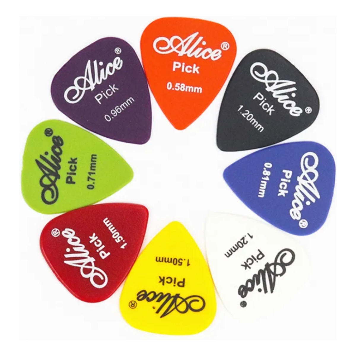 Set X 6 Puas Accesorio Guitarra Musica Diferentes Medidas - Imagen 1