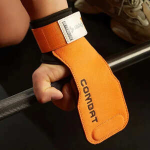 Muñequeras Guantes De Cuero Crossfit Levantamiento Pesa Gym, foto 5