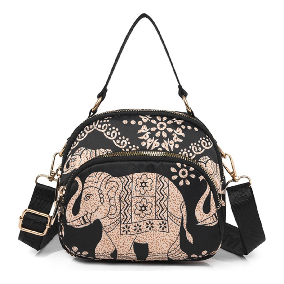 Bandolera Para Mujer Cartera Minimalista Vario Bolsillos - Imagen 1