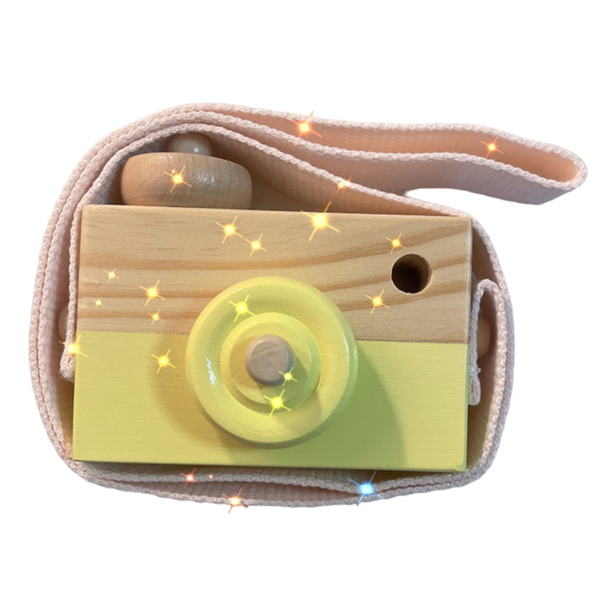 Juguete Infantil Camara De Fotos En Madera C/ Visor Y Correa - Imagen 10