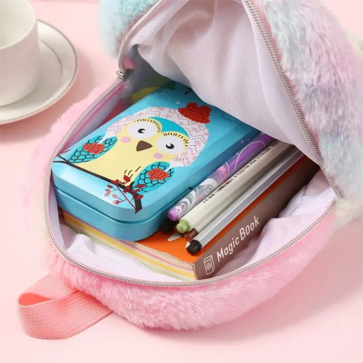 Mochila Infantil Preescolar Diseño Kawaii Escolar - Imagen 3