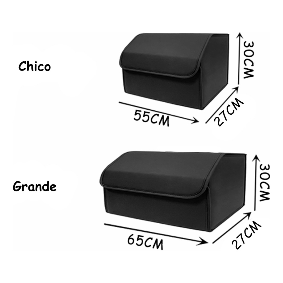 Organizador Para Maletero Valija De Auto Con Tapa - Chico - Imagen 6