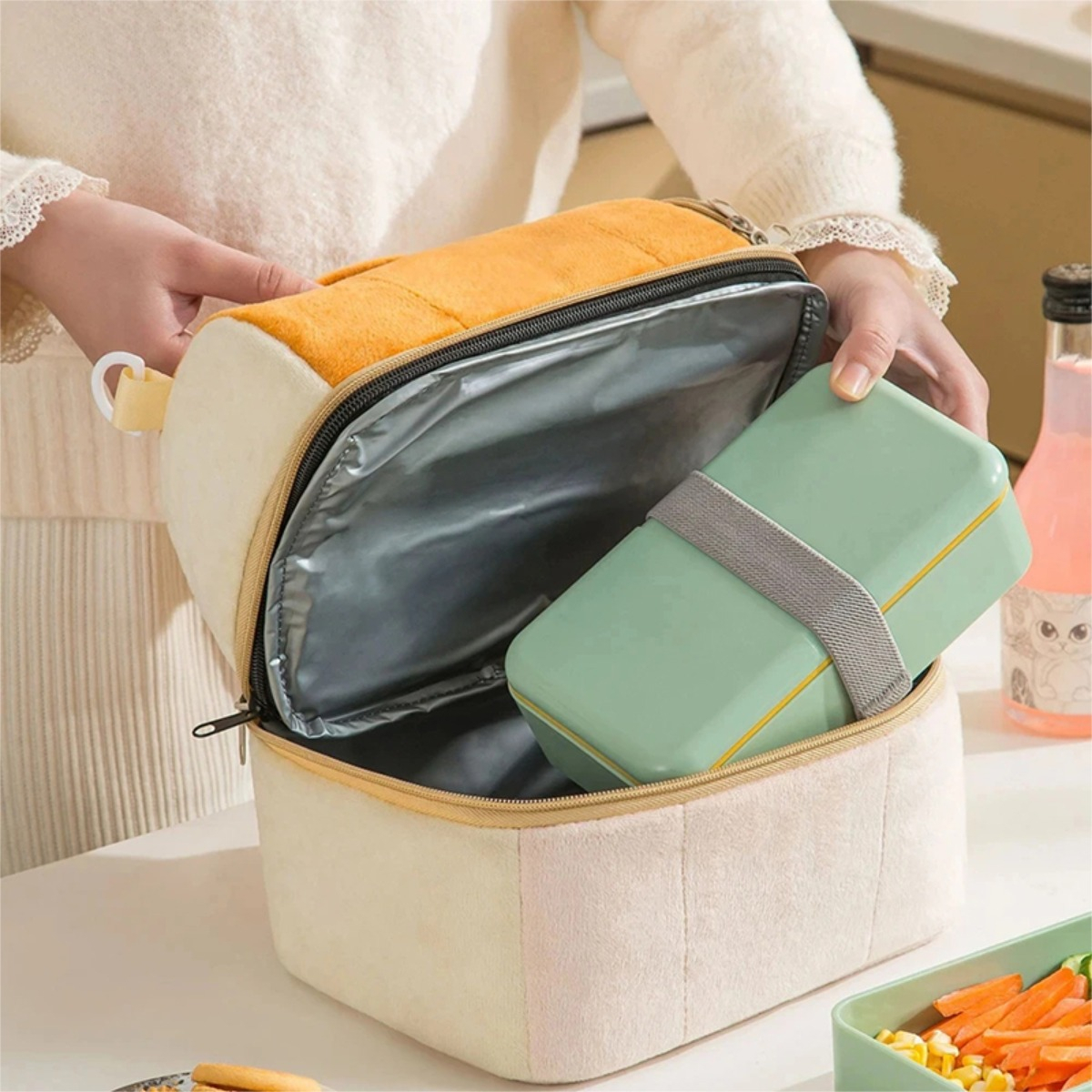 Lunchera Porta Viandas Termico Contenedor Alimento Comida - Imagen 5