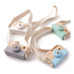Juguete Infantil Camara De Fotos En Madera C/ Visor Y Correa - Imagen 12