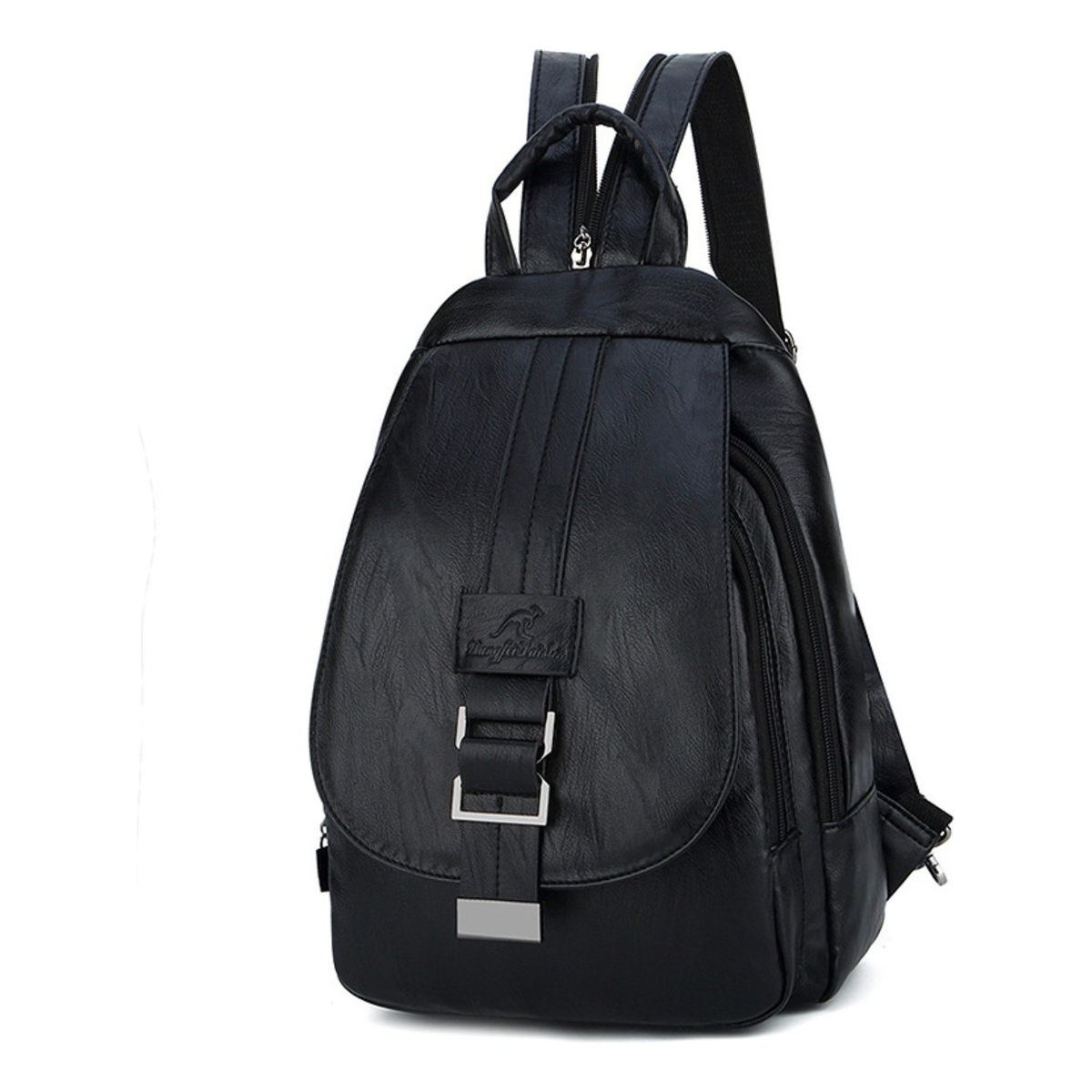 Mochila Cartera Urbana En Cuero Pu Sin Acceso Delantero - Imagen 10