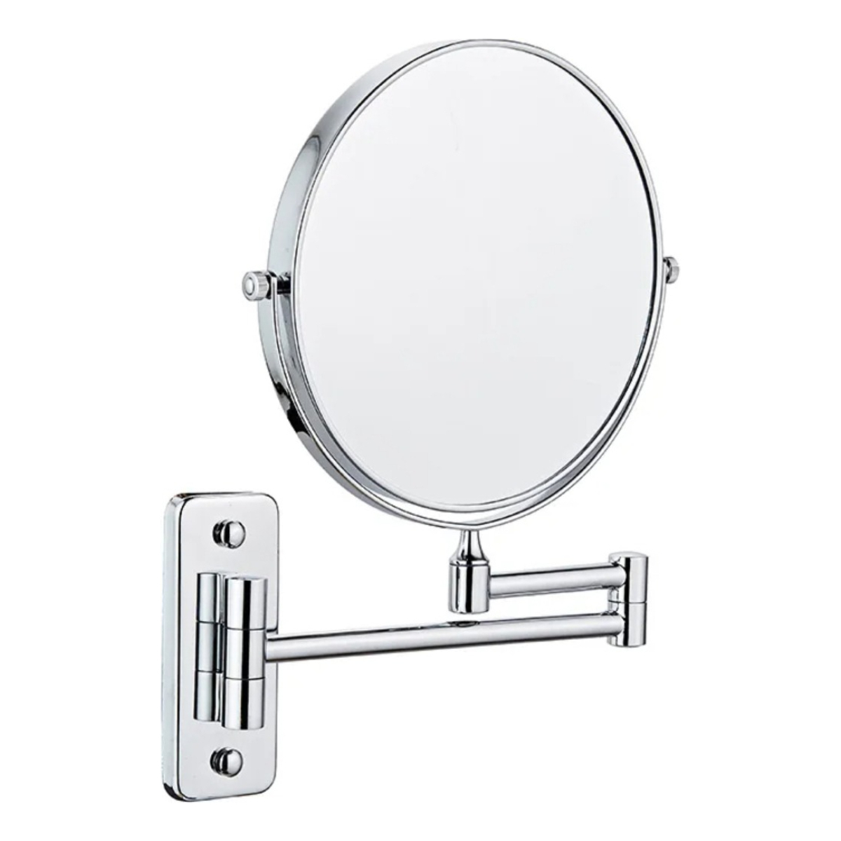 Espejo De Baño Con Aumento Cromado Articulado Giratorio - Imagen 1