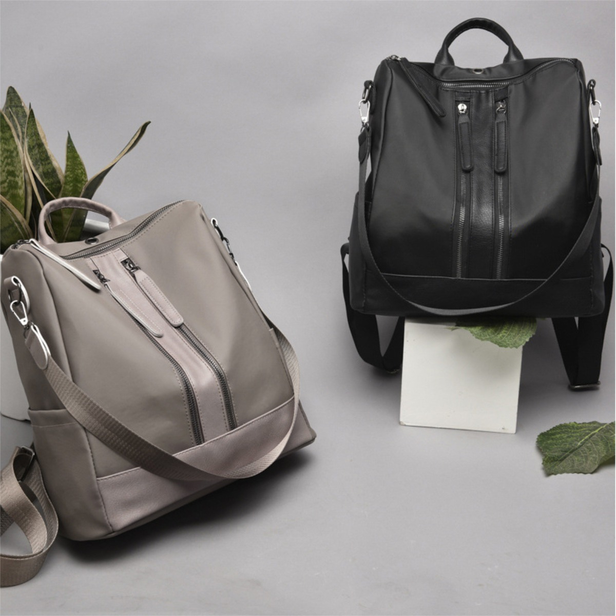 Mochila Cartera Antirrobo Moderna Bolsillos Exteriores - Imagen 7