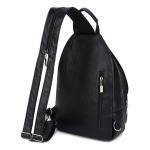Mochila Cartera Urbana En Cuero Pu Sin Acceso Delantero - Imagen 11