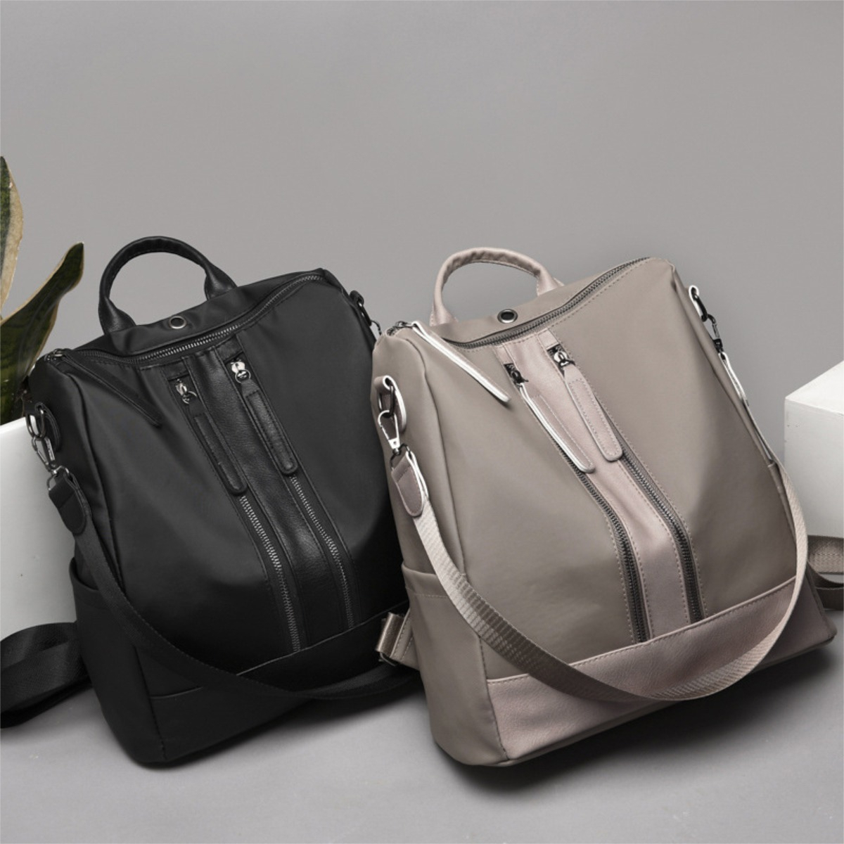 Mochila Cartera Antirrobo Moderna Bolsillos Exteriores - Imagen 8