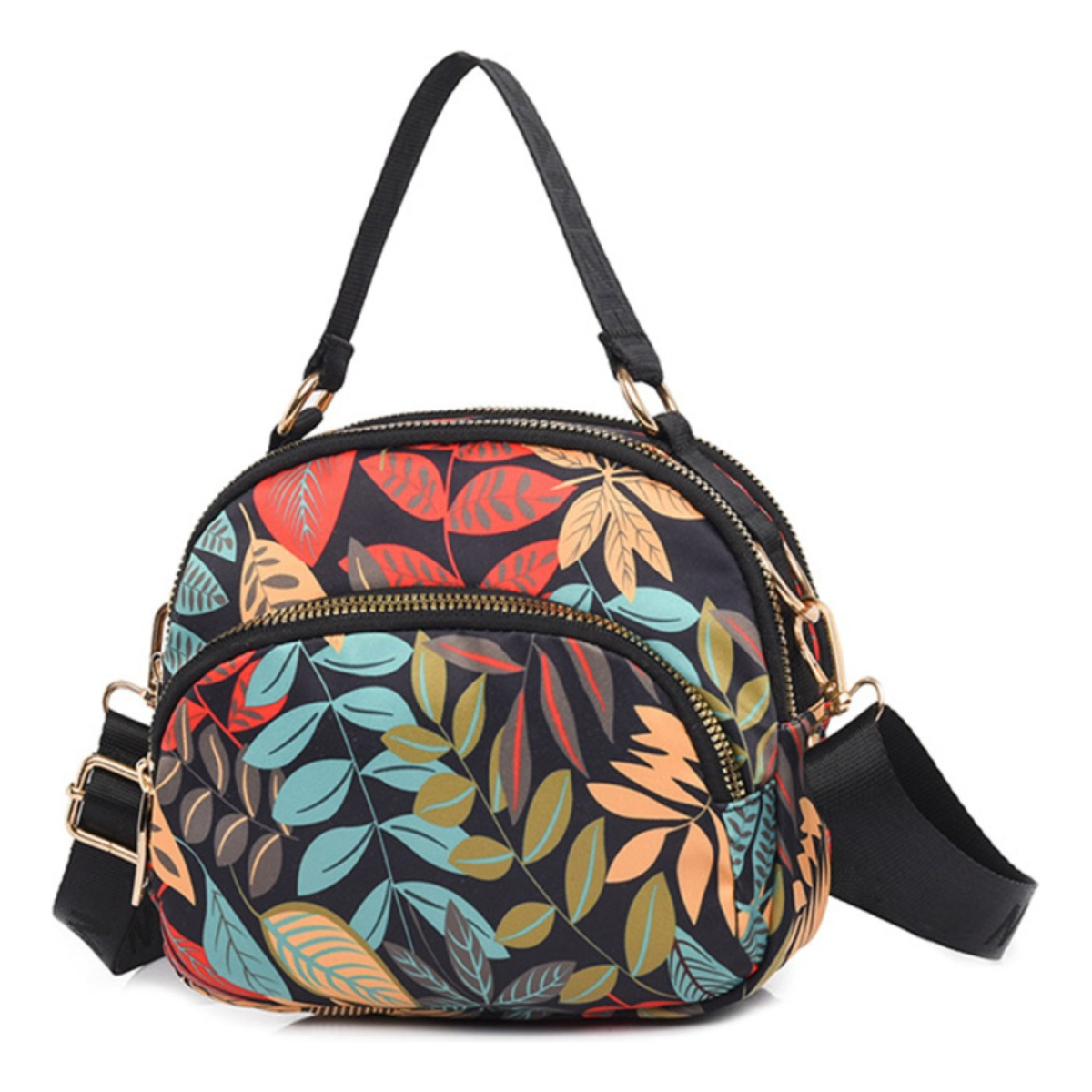Bandolera Para Mujer Cartera Minimalista Vario Bolsillos - Imagen 6