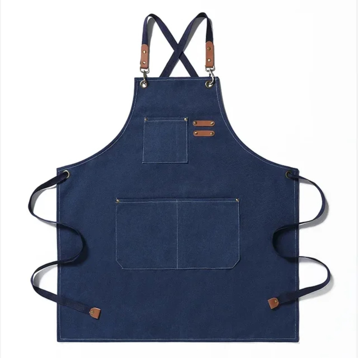 Delantal Gastronómico Unisex Jean Cocina Barbería Asado Chef - Imagen 1