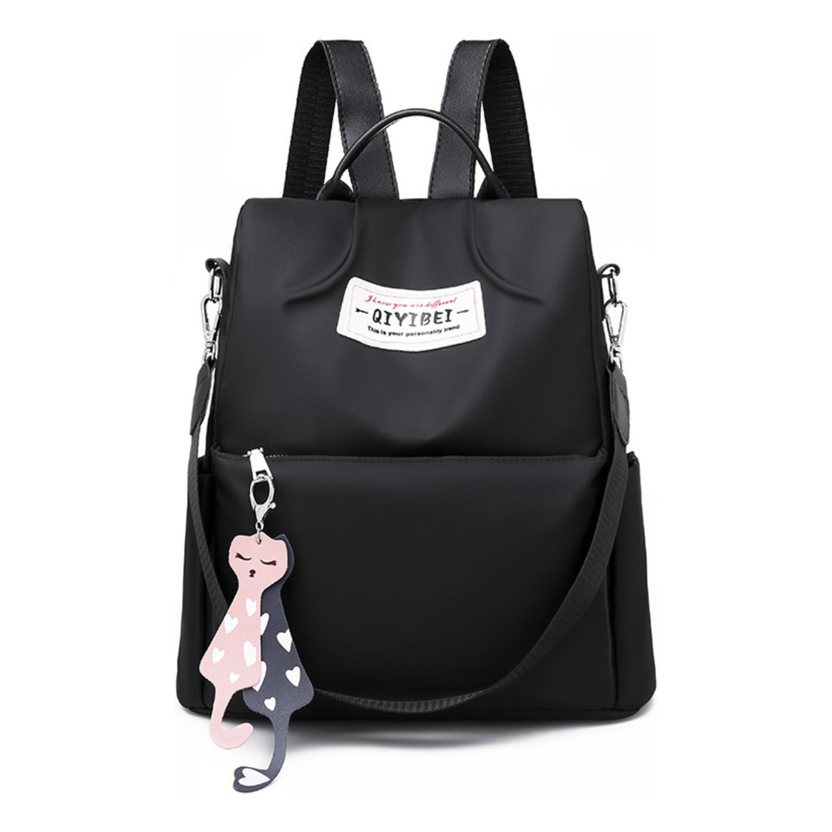 Mochila Bolso Urbana Para Mujer Diseño Liso Antirrobo - Imagen 5