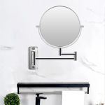 Espejo De Baño Con Aumento Cromado Articulado Giratorio - Imagen 4