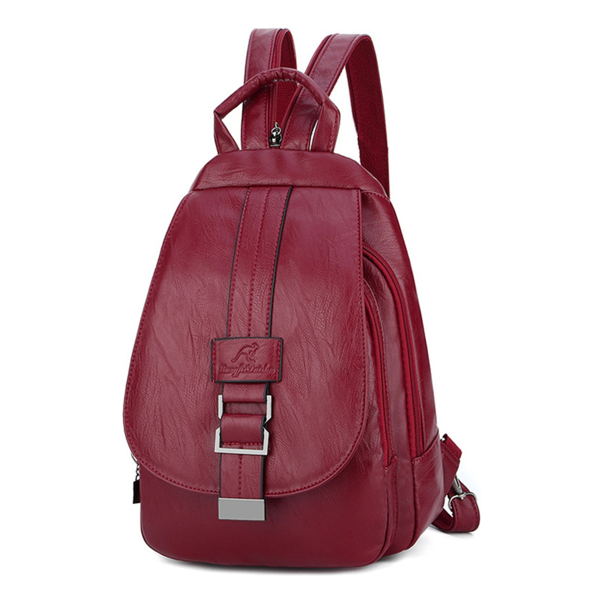 Mochila Cartera Urbana En Cuero Pu Sin Acceso Delantero - Imagen 1