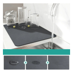 Alfombrilla Absorbente Seca Platos Vasos Cocina 30cm X 40cm - Imagen 3