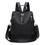Mochila Doble Bolsillo Exterior Dama Cartera Gran Capacidad - Imagen 8