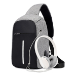 Morral Mochila Antirrobo Cable Usb P/power Bank Anti Robo
