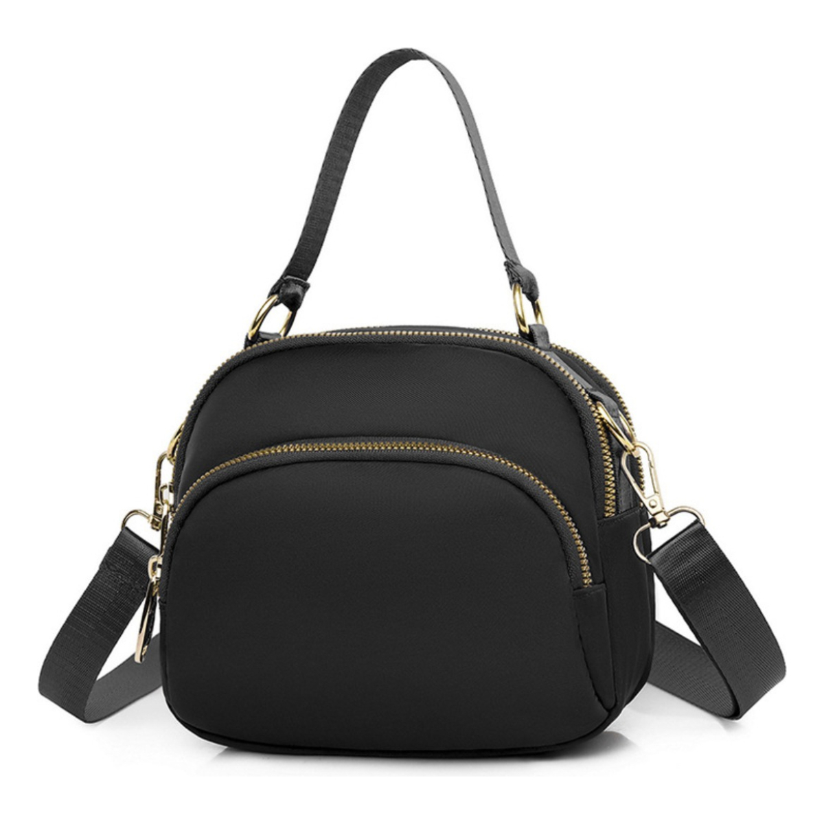 Bandolera Para Mujer Cartera Minimalista Vario Bolsillos - Imagen 3