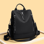 Mochila Doble Bolsillo Exterior Dama Cartera Gran Capacidad - Imagen 11