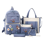 Set Mochila Y Bolso De 5 Piezas Escolar Niño Niña Infantil