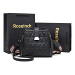 Cartera Bolso De Dama Bandolera Triángulos Moderna - Imagen 3