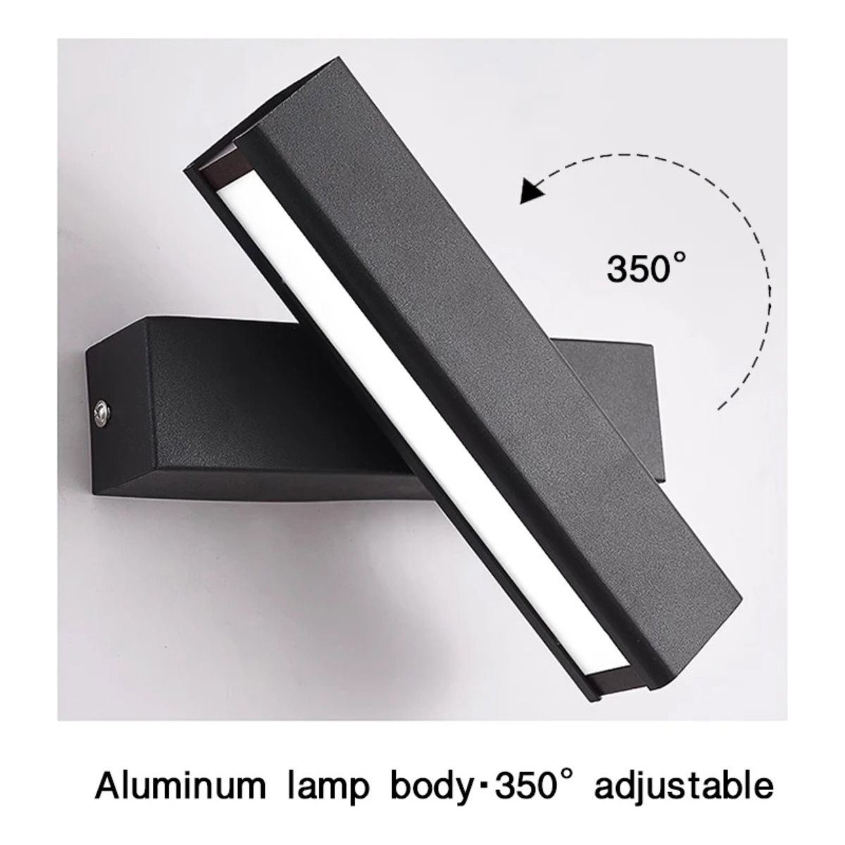 Lampara Rotable Moderna Iluminaria Moderna De Pared - Imagen 12