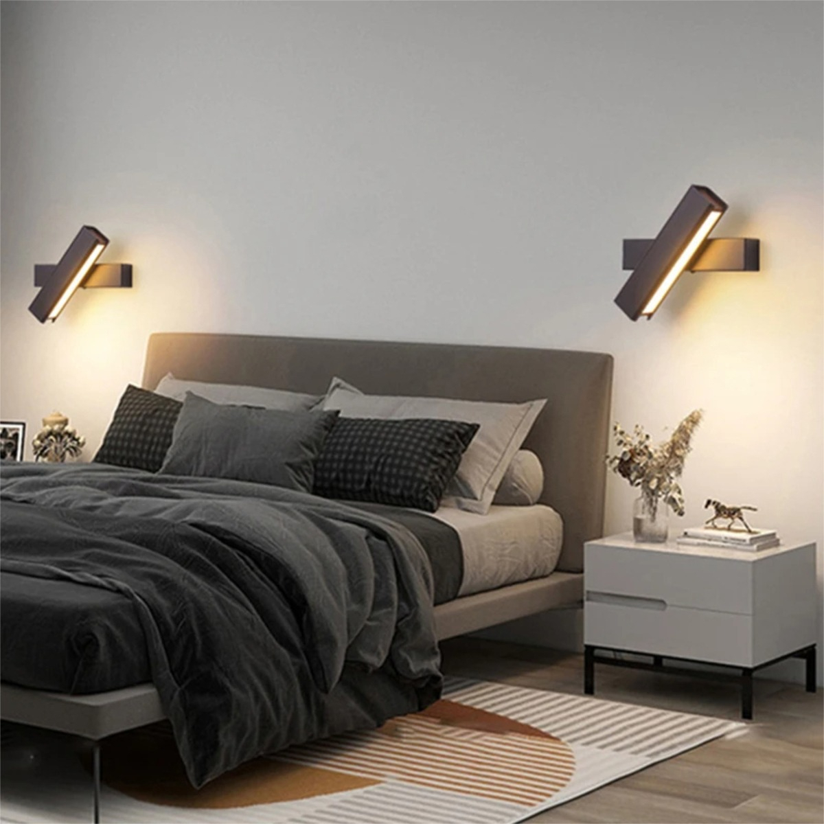 Lampara Rotable Moderna Iluminaria Moderna De Pared - Imagen 8