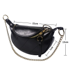 Riñonera Bandolera Con Cadenas - Imagen 2