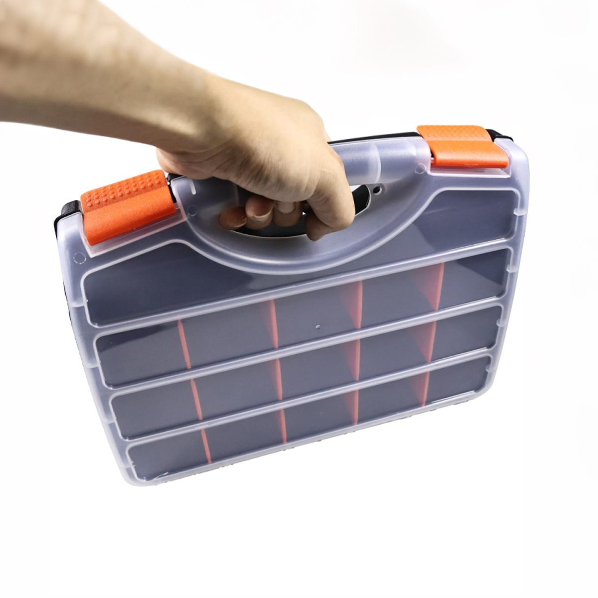 Caja Organizadora 17 Divisiones Para Tornillos Herramientas - Imagen 4