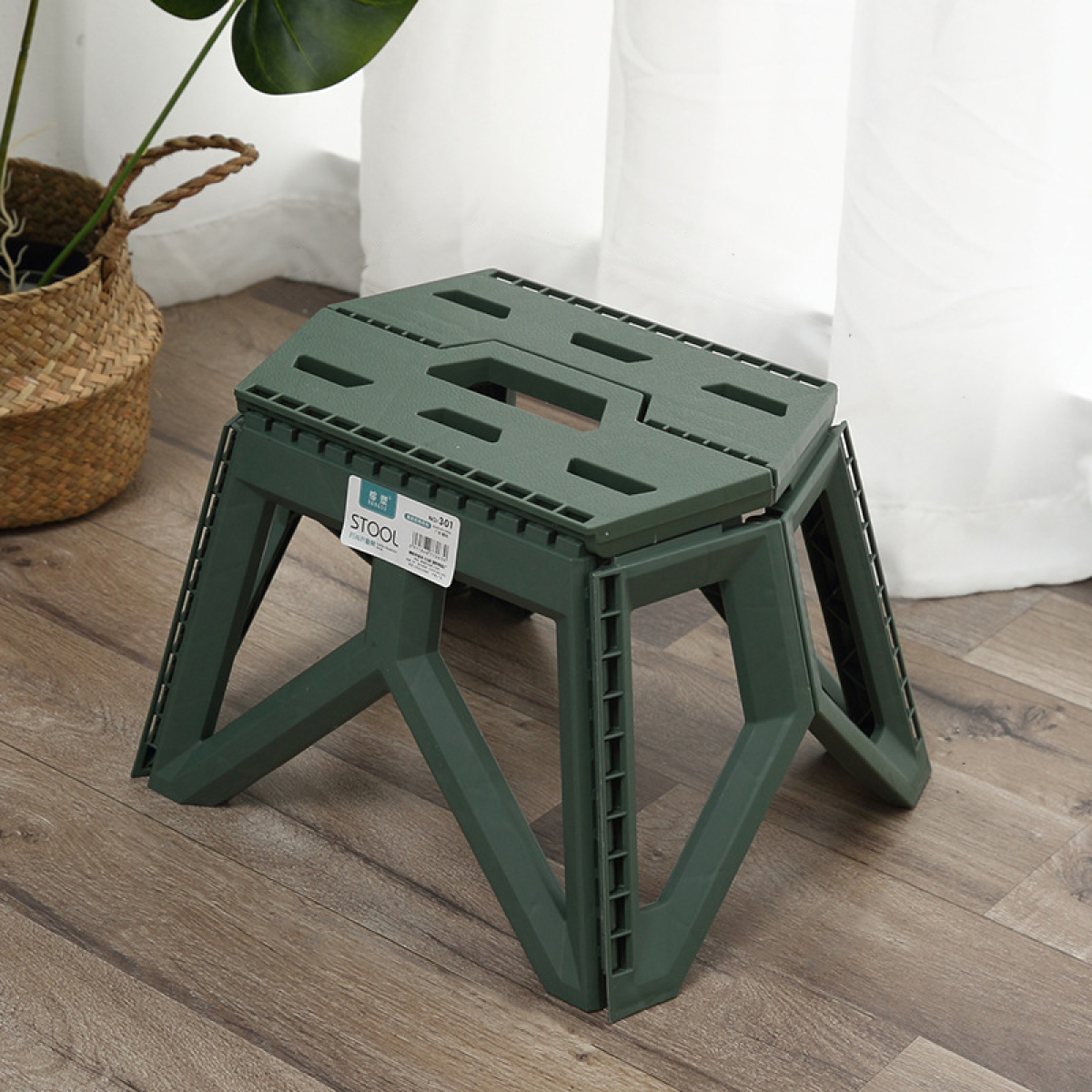 Banco Banquito Plegable Plastico Resistente Moderno - Imagen 7
