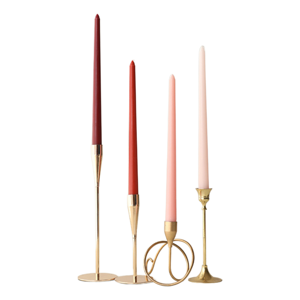 Pack X 4 Velas de Parafina Decoración Degradé - Imagen 10