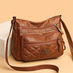 Cartera Bolso Capitoneado Mujer En Cuero Pu Varios Bolsillos - Imagen 10