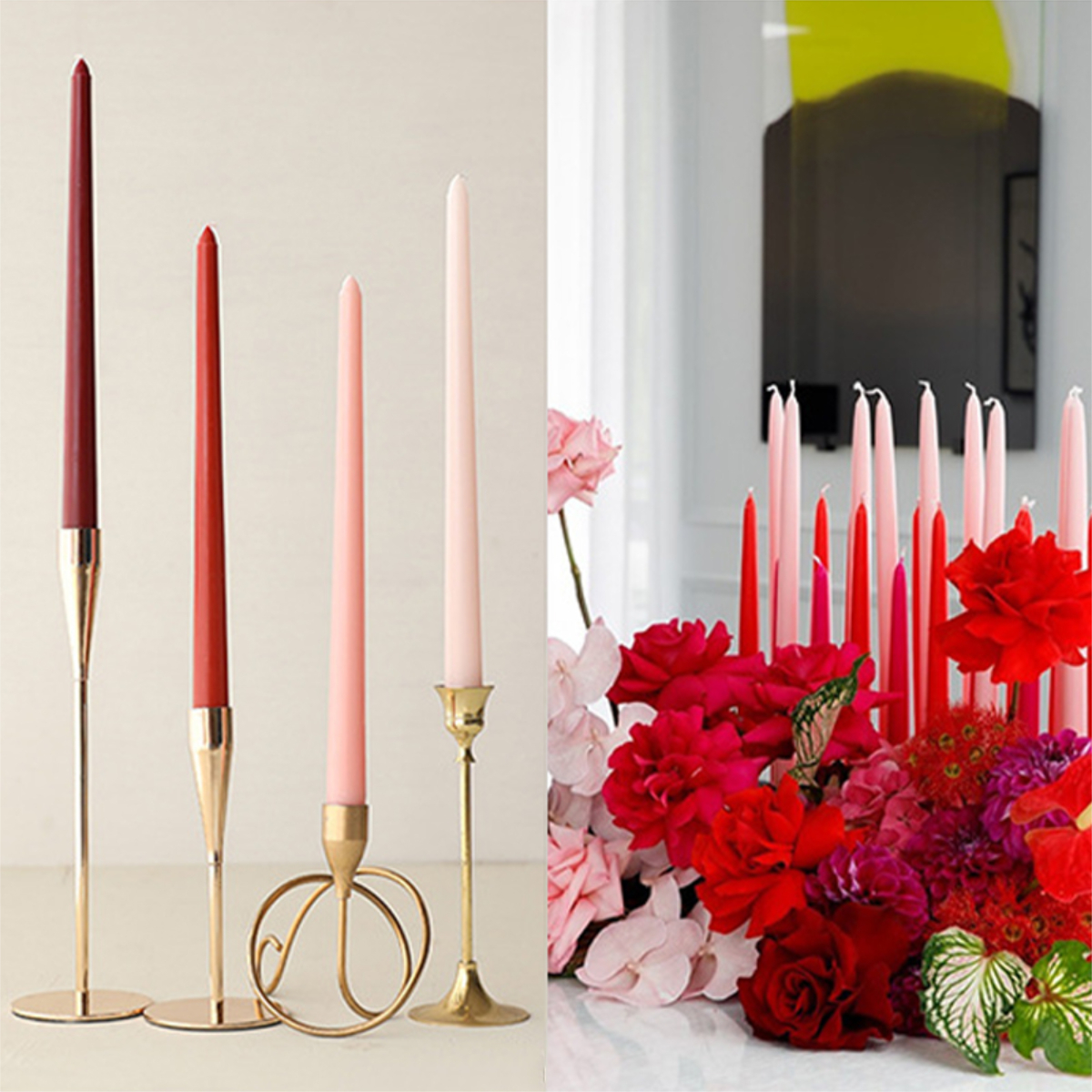 Pack X 4 Velas de Parafina Decoración Degradé - Imagen 11