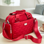 Bolso Cartera Capitoneado Con Bolsillos Y Varios Cierres - Imagen 10