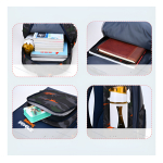 Mochila Escolar Para Niños Varios Bolsillos Gran Capacidad - Imagen 4