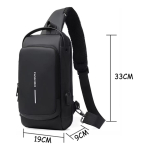 Mochila De Hombro Urbana Minimalista Neopreno Pequeña - Imagen 5